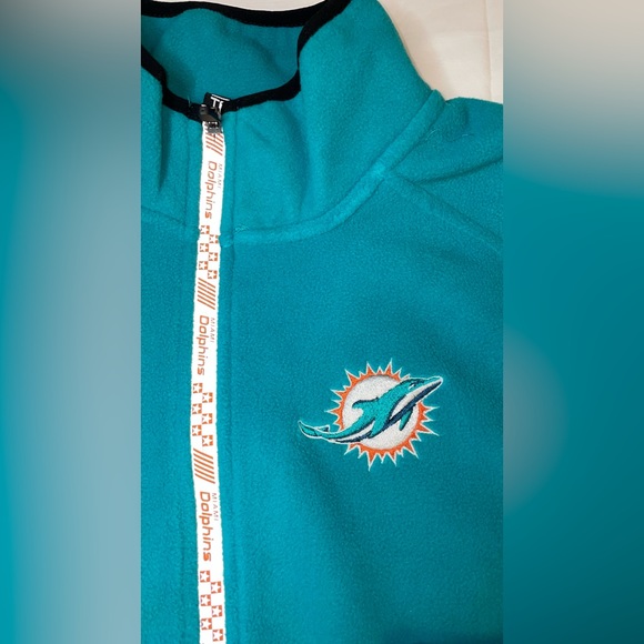 NWT NFL MIAMI DOLPHINS  VINTAGE COLLECTION VEST - Picture 6 of 7